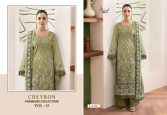 Shree Fab Chevron Premium Collection Vol - 15 Dress Material - Amrah Wholesale