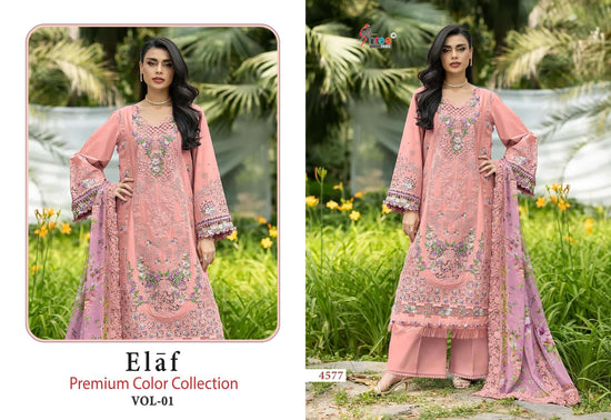 Shree Fab Elaf Premium Colour Vol-1 Cotton Printed Pakistani Suit Set