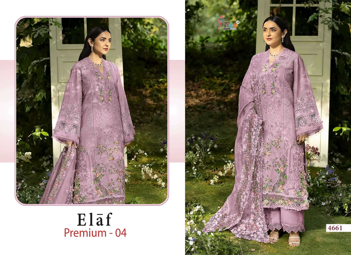 Shree Fab Elaf Premium Vol-04 Cotton Pakistani Suit