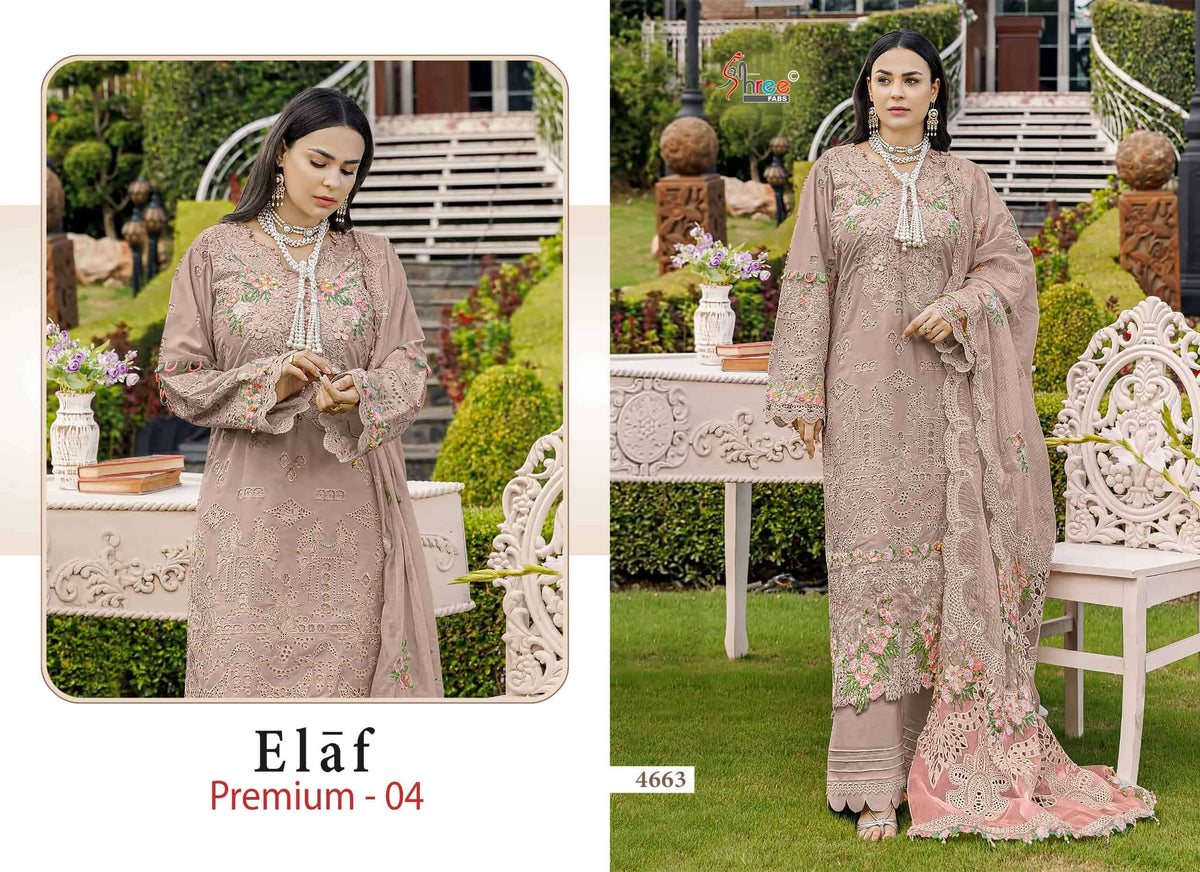 Shree Fab Elaf Premium Vol-04 Cotton Pakistani Suit