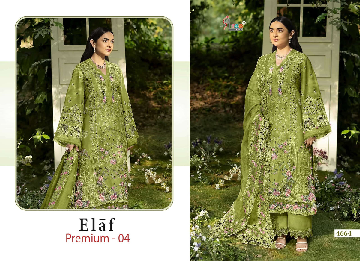 Shree Fab Elaf Premium Vol-04 Cotton Pakistani Suit