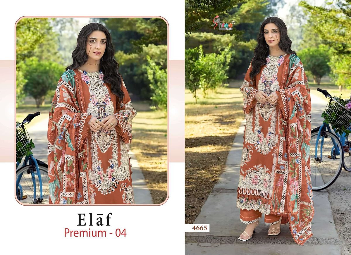 Shree Fab Elaf Premium Vol-04 Cotton Pakistani Suit