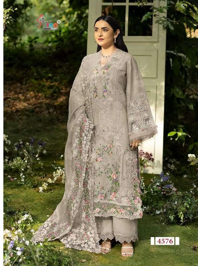 SHREE FAB ELAF PREMIUM VOL-1 Cotton Embroidery Pakistani Suit Material