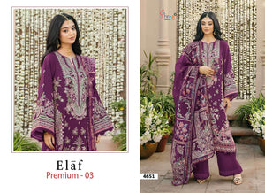 SHREE FAB ELAF PREMIUM VOL-3 Cotton Embroidered Pakistani Salwar Suit