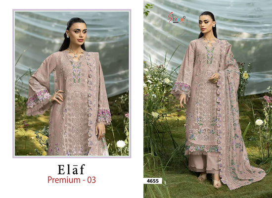 SHREE FAB ELAF PREMIUM VOL-3 Cotton Embroidered Pakistani Salwar Suit