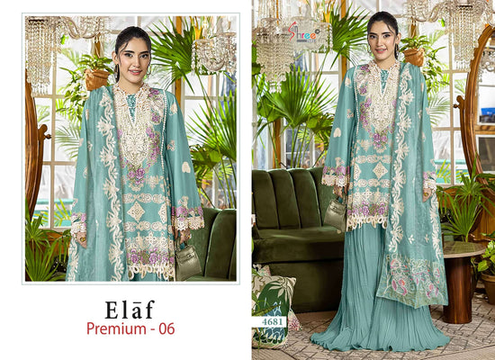 SHREE FAB ELAF PREMIUM VOL-6 Cotton Embroidered Pakistani Suit