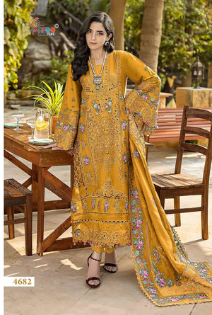 SHREE FAB ELAF PREMIUM VOL-6 Cotton Embroidered Pakistani Suit