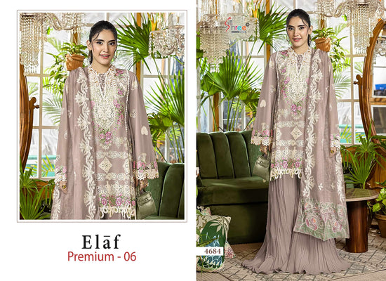SHREE FAB ELAF PREMIUM VOL-6 Cotton Embroidered Pakistani Suit