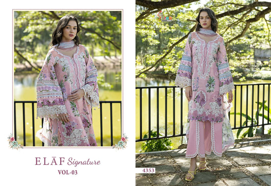 SHREE FAB ELAF SIGNATURE VOL - 03 Cotton Pakistani Suit - Amrah Wholesale