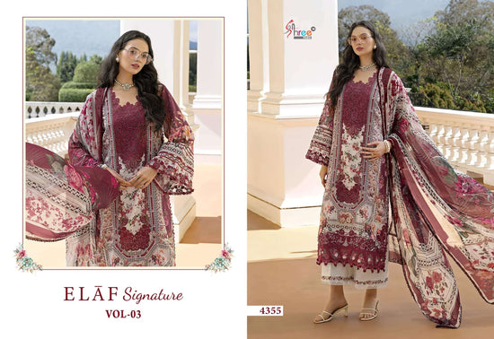 SHREE FAB ELAF SIGNATURE VOL - 03 Cotton Pakistani Suit - Amrah Wholesale