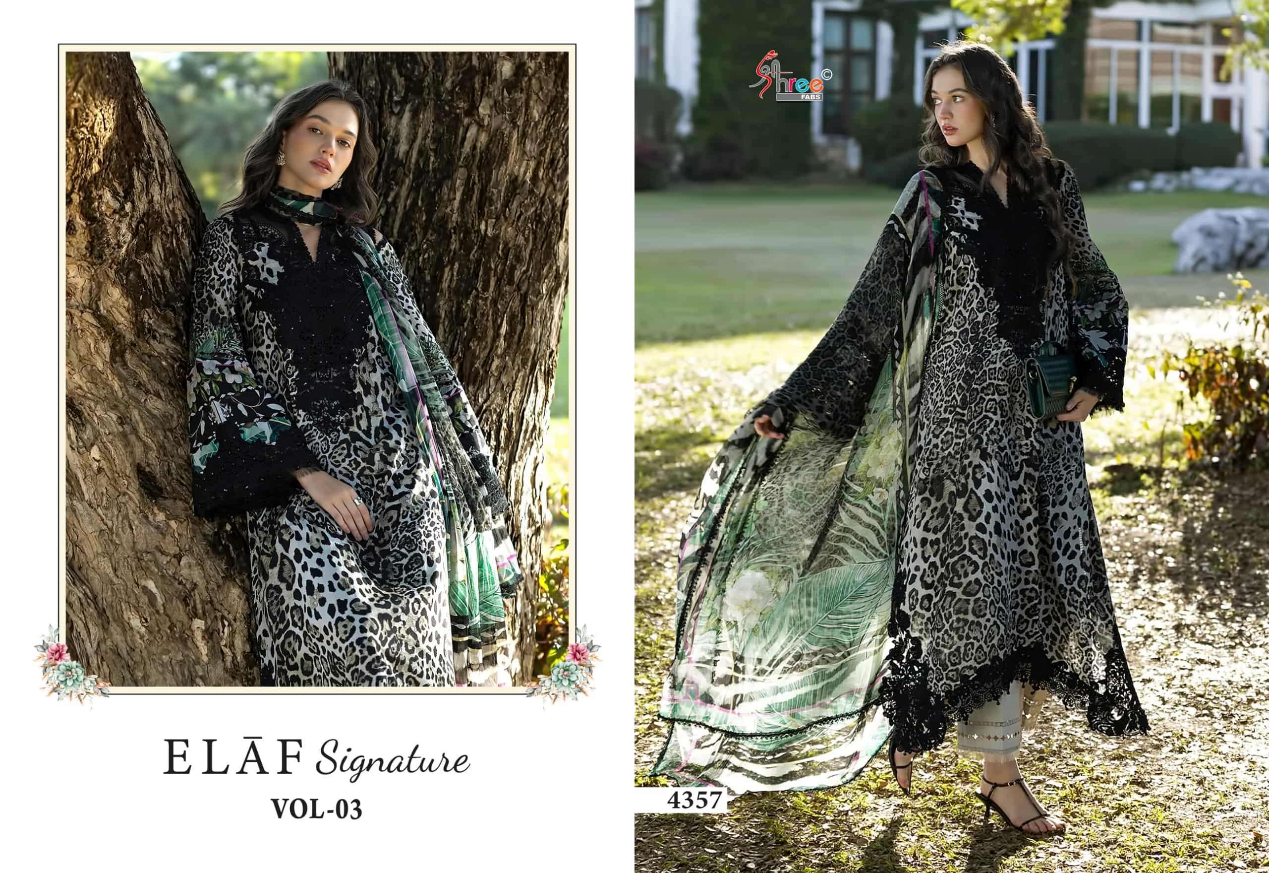 SHREE FAB ELAF SIGNATURE VOL - 03 Cotton Pakistani Suit - Amrah Wholesale