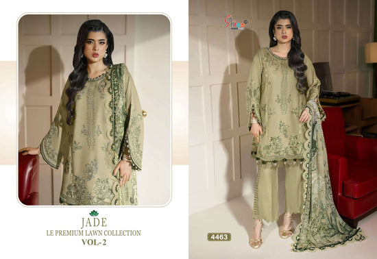 SHREE FAB JADE LE-PREMIUM LAWN COLLECTION VOL-2 Cotton Embroidered Pakistani Suit