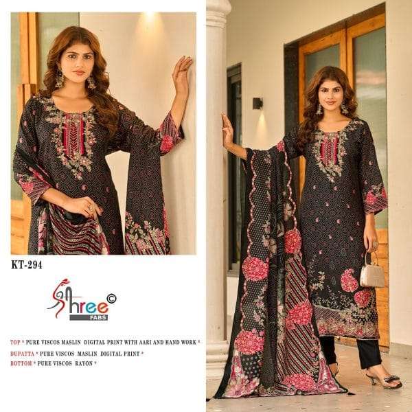 SHREE FAB KT-294 Viscose Muslin Pakistani Suit