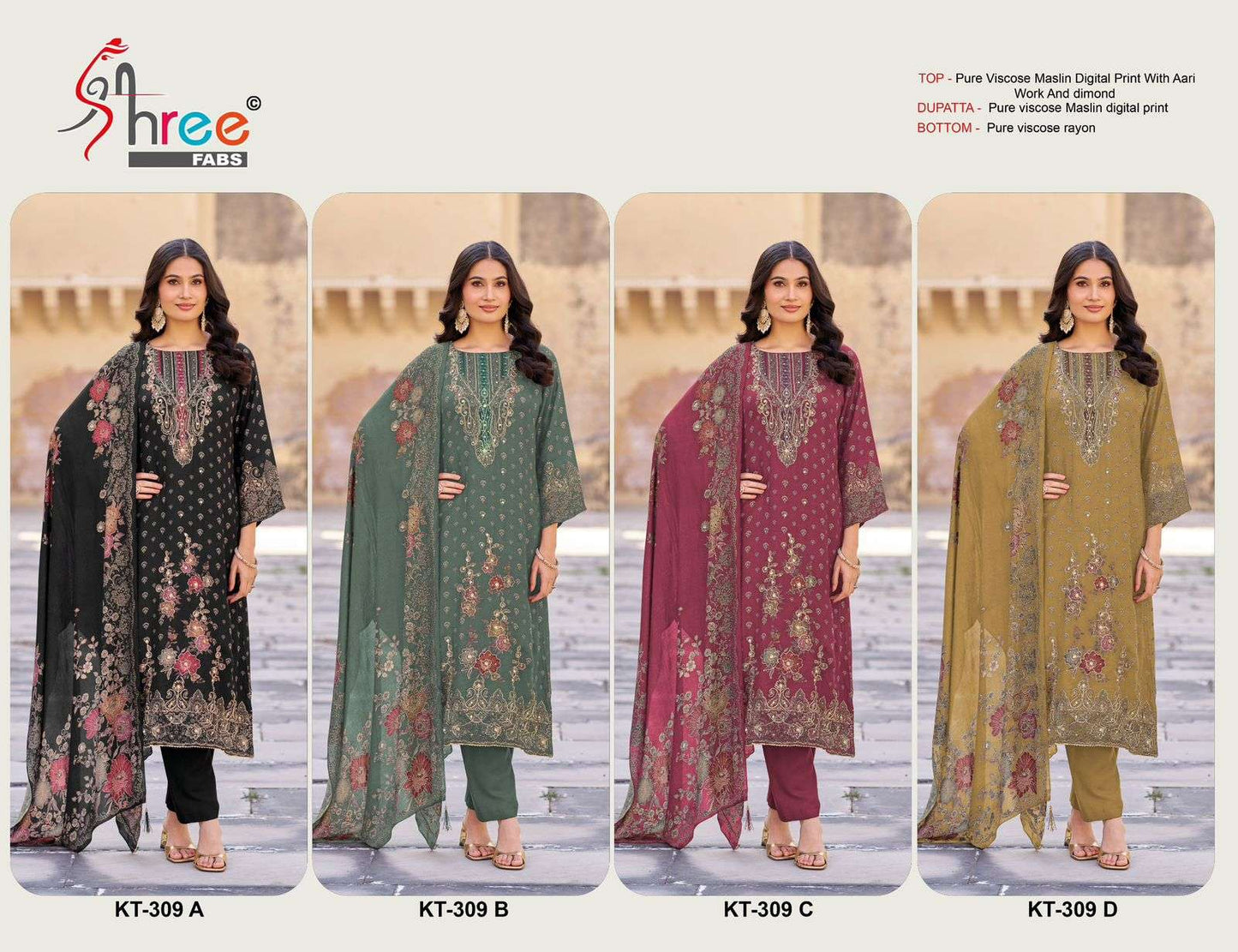 Shree Fab Kt-309 A To D