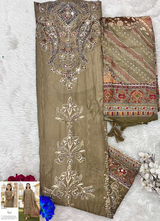 SHREE FAB KT-335 Viscose Muslin Embroidered Pakistani Suit - Amrah Wholesale
