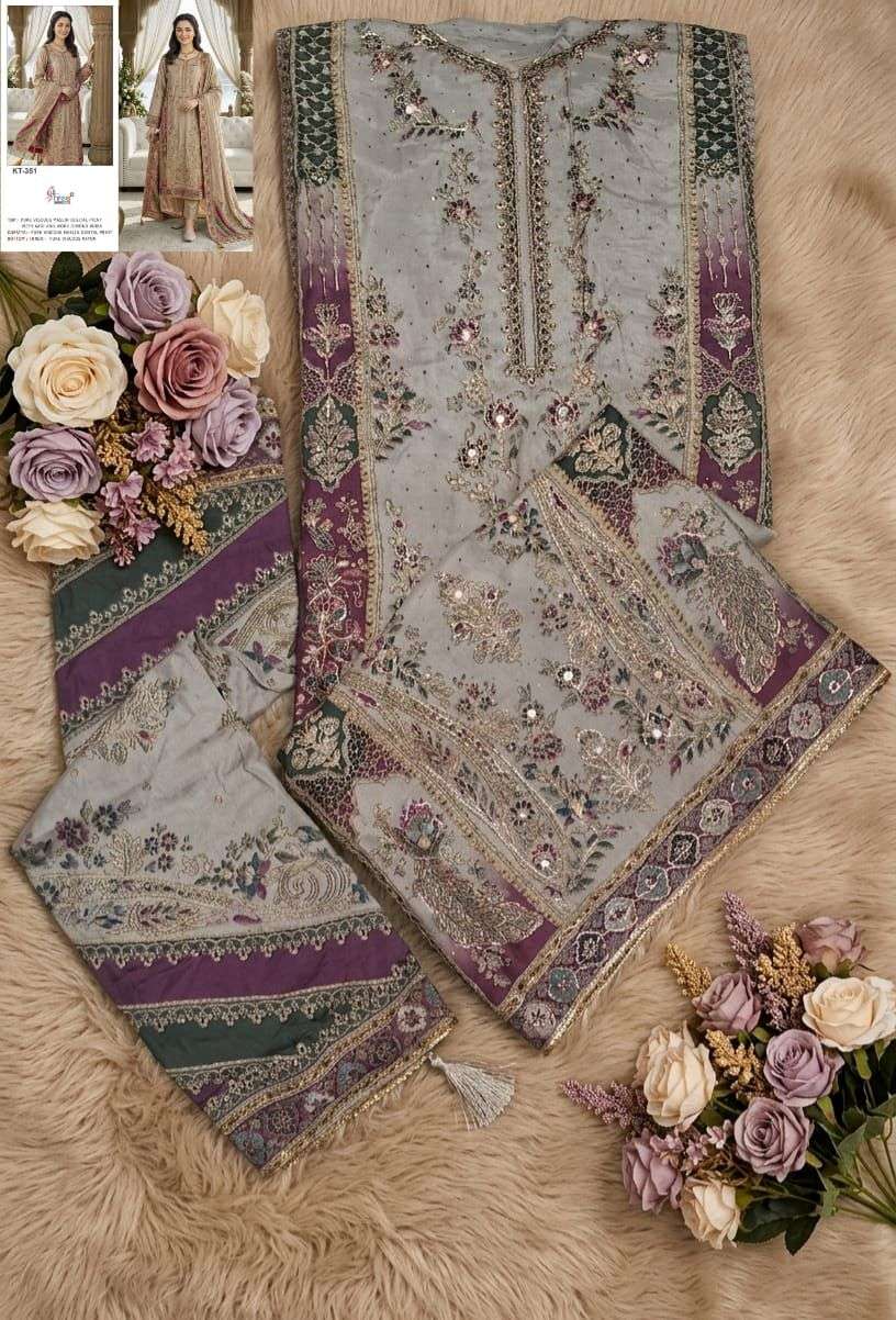 Shree Fab KT-351 Viscose Muslin Pakistani Suit