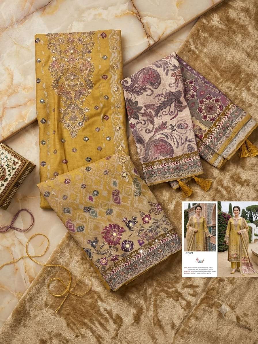 SHREE FAB KT-371 Viscose Muslin Pakistani Suit - Amrah Wholesale