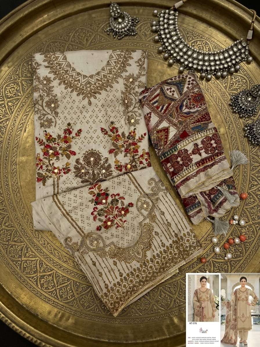 SHREE FAB KT-376 Viscose Muslin Pakistani Suit