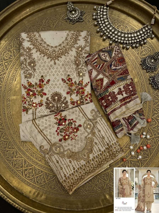 SHREE FAB KT-376 Viscose Muslin Pakistani Suit