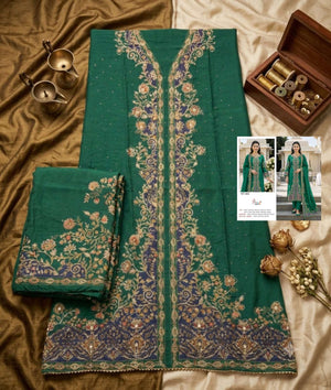 Shree Fab KT-403 Viscose Muslin Embroidered Pakistani Suit