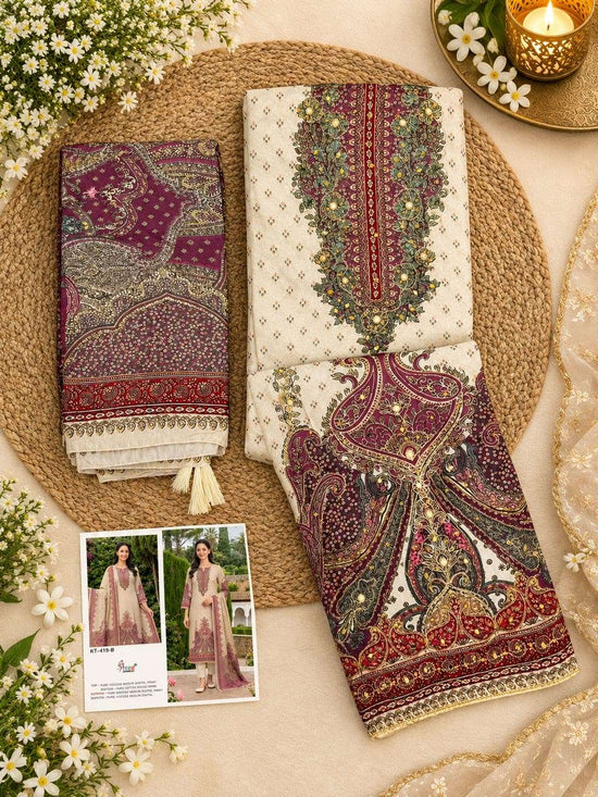 SHREE FAB KT-419 Viscose Muslin Salwar Suit