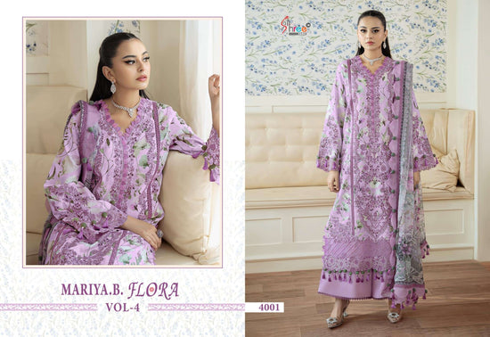 Shree Fab Maria B Flora Cotton Printed Dress Material