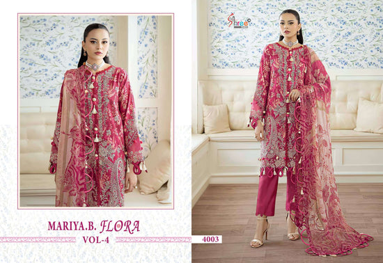Shree Fab Maria B Flora Cotton Printed Dress Material