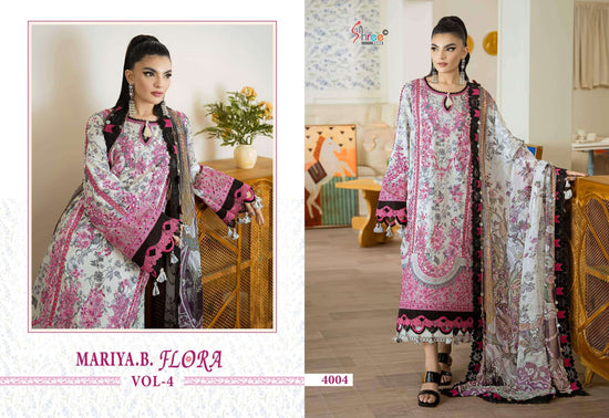 Shree Fab Maria B Flora Cotton Printed Dress Material