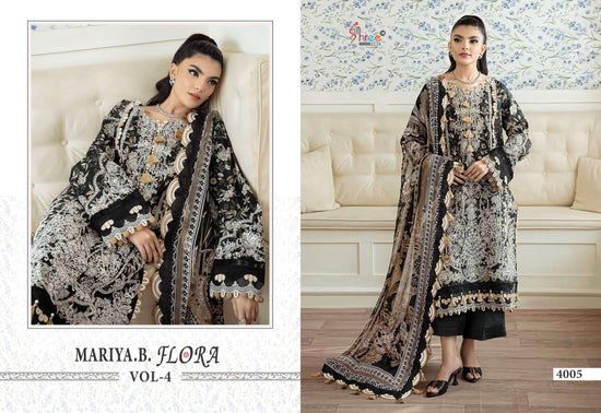 Shree Fab Maria B Flora Cotton Printed Dress Material