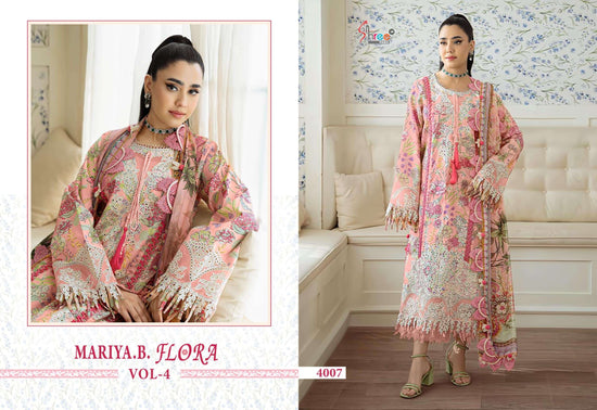 Shree Fab Maria B Flora Cotton Printed Dress Material
