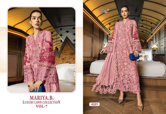 SHREE FAB Maria B Lawn Collection Vol-7 Cotton Embroidered Pakistani Suit - Amrah Wholesale