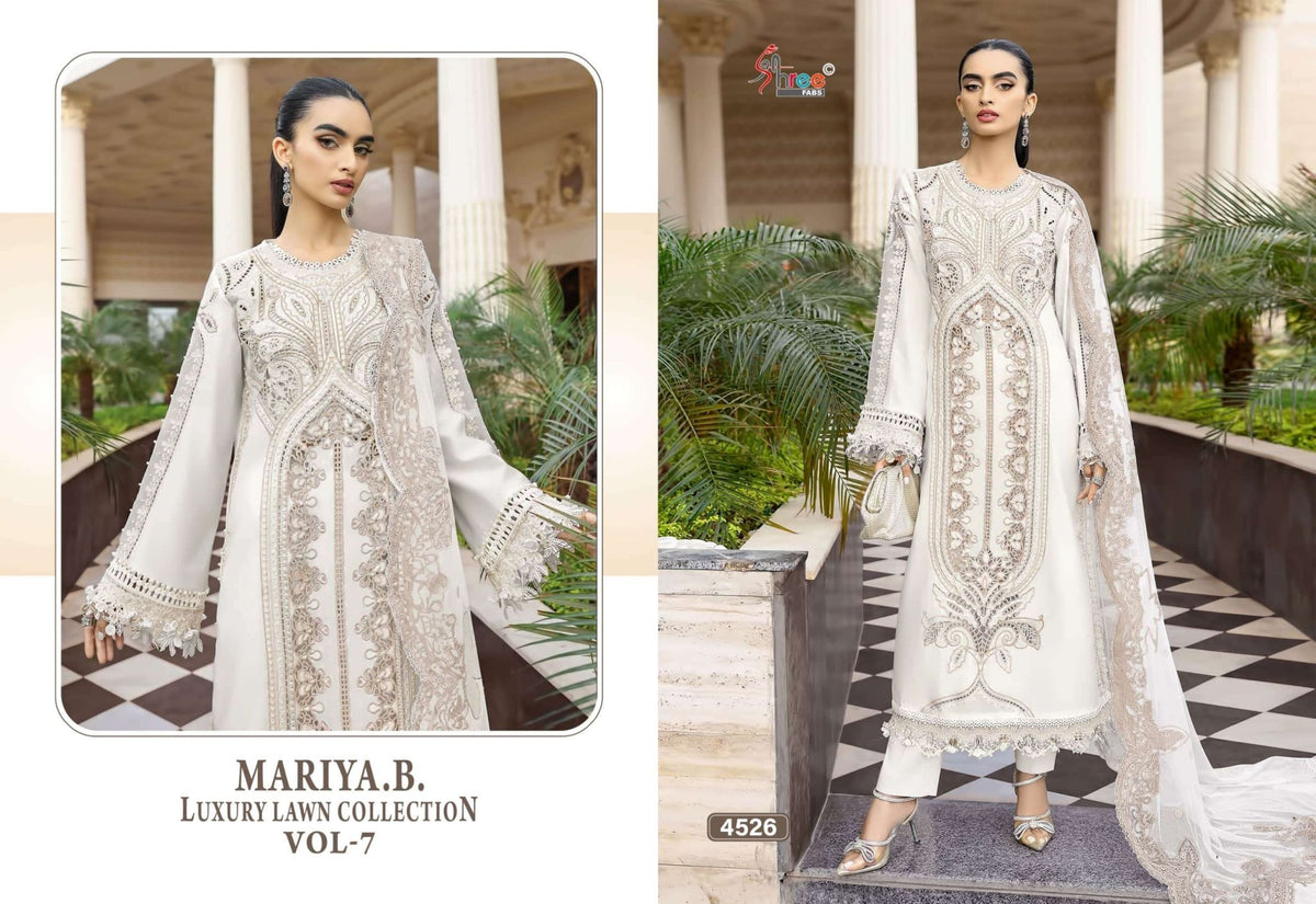 SHREE FAB Maria B Lawn Collection Vol-7 Cotton Embroidered Pakistani Suit - Amrah Wholesale