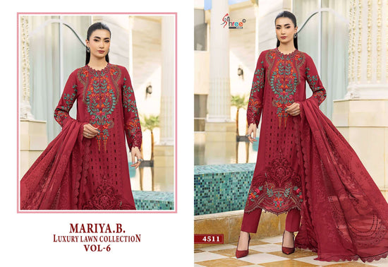 SHREE FAB Maria B Lawn Collection Vol-6 Cotton Printed Pakistani Suit