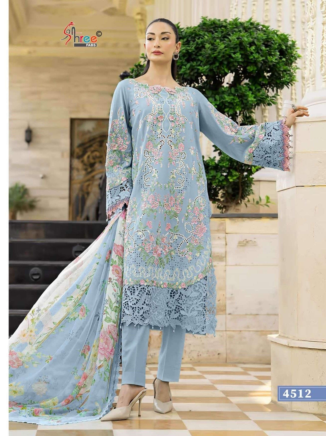 SHREE FAB Maria B Lawn Collection Vol-6 Cotton Printed Pakistani Suit