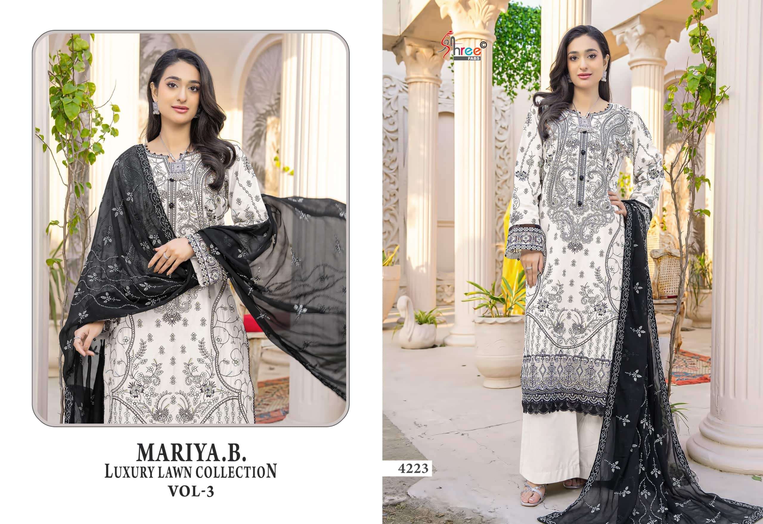 Shree Fab Mariab Luxury Lawn Vol - 03 - Amrah Wholesale