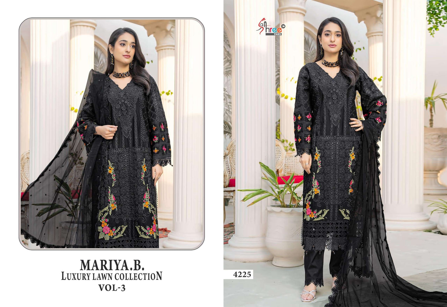 Shree Fab Mariab Luxury Lawn Vol - 03 - Amrah Wholesale