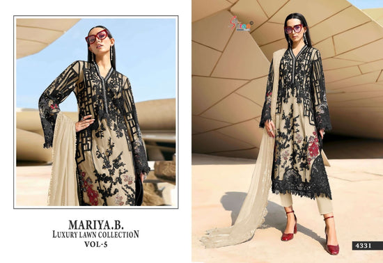 SHREE FAB MARIAB LUXURY LAWN VOL - 05 Cotton Pakistani Suit - Amrah Wholesale