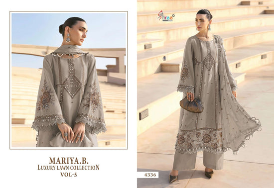 SHREE FAB MARIAB LUXURY LAWN VOL - 05 Cotton Pakistani Suit - Amrah Wholesale
