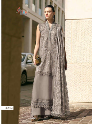 Shree Fab Mariya B Lawn Cotton Embroidery Pakistani Suit - Amrah Wholesale