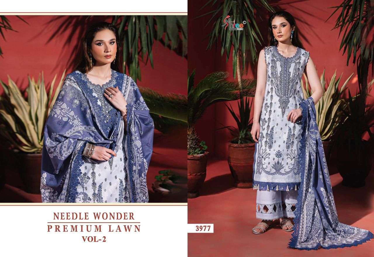 Shree Fab Needle Wonder Lawn Vol-02