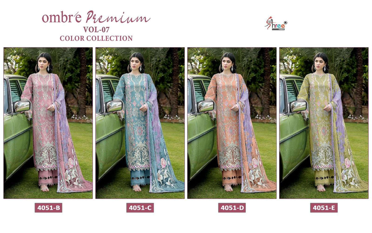 Fab Shree Fab Ombre 4051 - Amrah Wholesale