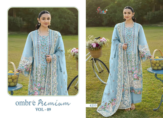 Shree Fab Ombre Premium Vol - 9 Pakistani Suit Wholesale Catalogue - Amrah Wholesale