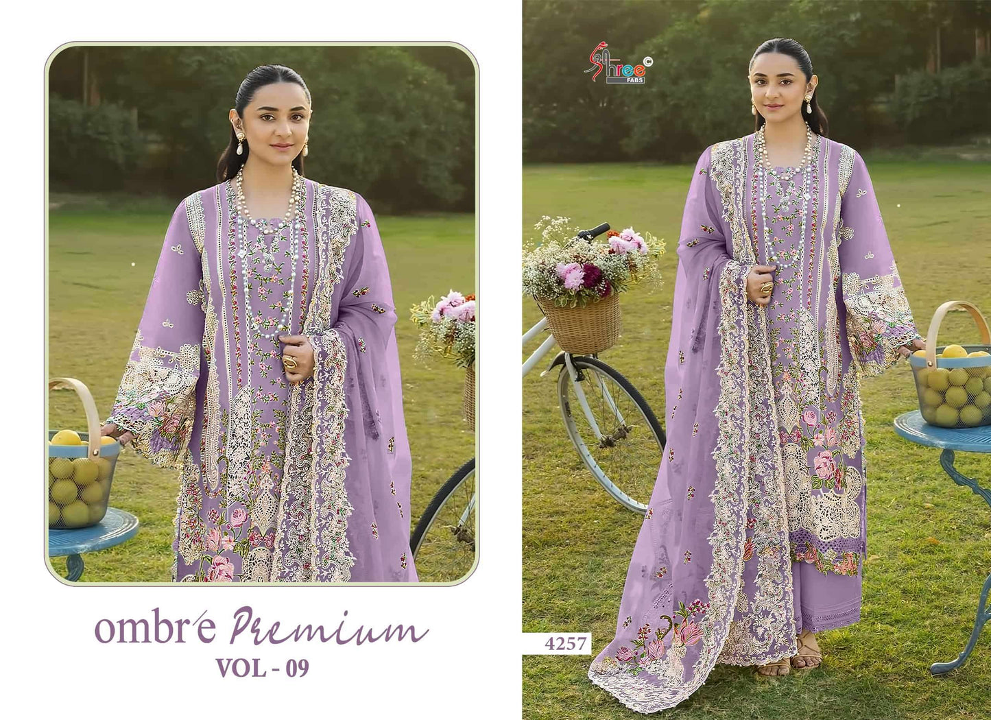 Shree Fab Ombre Premium Vol - 9 Pakistani Suit Wholesale Catalogue - Amrah Wholesale