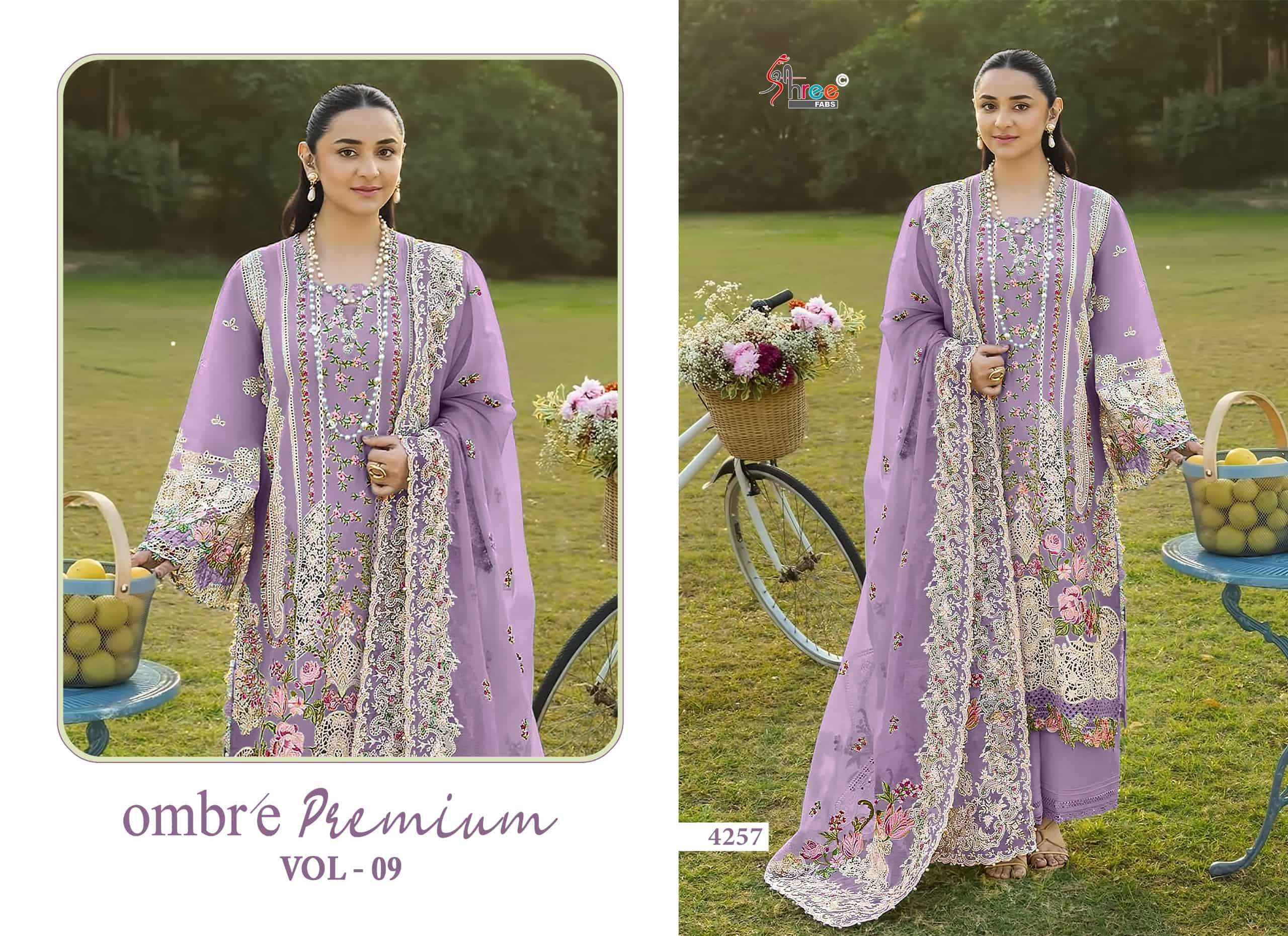 Shree Fab Ombre Premium Vol - 9 Pakistani Suit Wholesale Catalogue - Amrah Wholesale