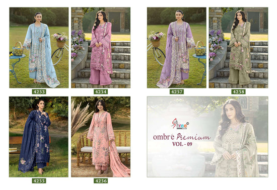 Shree Fab Ombre Premium Vol - 9 Pakistani Suit Wholesale Catalogue - Amrah Wholesale