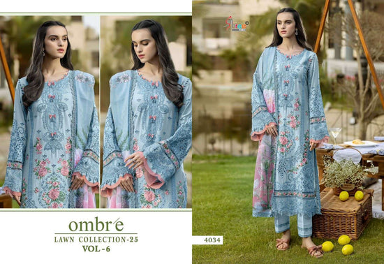 Shree Fab Ombre Lawn Collection Vol-06