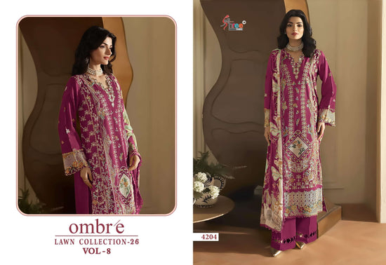 Shree Fab Ombre Lawn Collection Vol - 08 - Amrah Wholesale