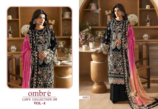 Shree Fab Ombre Lawn Collection Vol - 08 - Amrah Wholesale