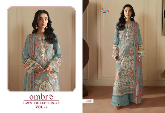 Shree Fab Ombre Lawn Collection Vol - 08 - Amrah Wholesale