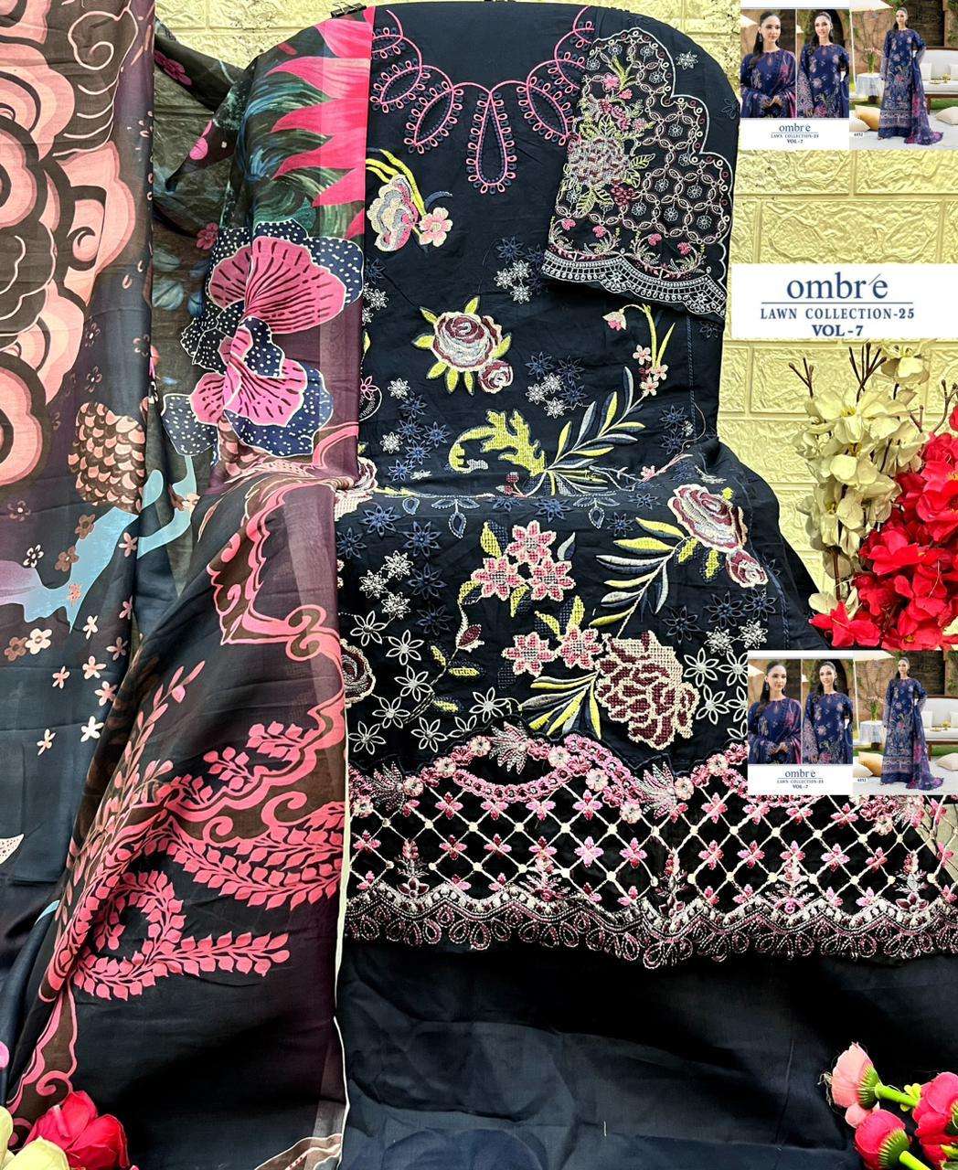 Shree Fab Ombre Lawn Collection Vol-07
